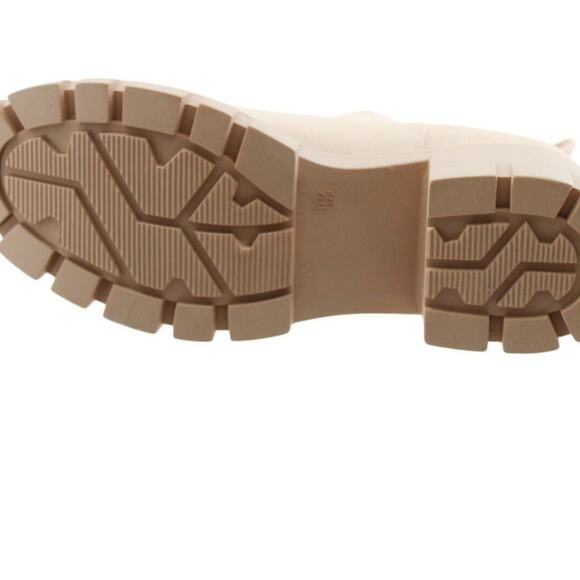 Women Boots Mysoft Women Chelsea‎ Block Heel Boots Size 8.5 Beige - Picture 6 of 8